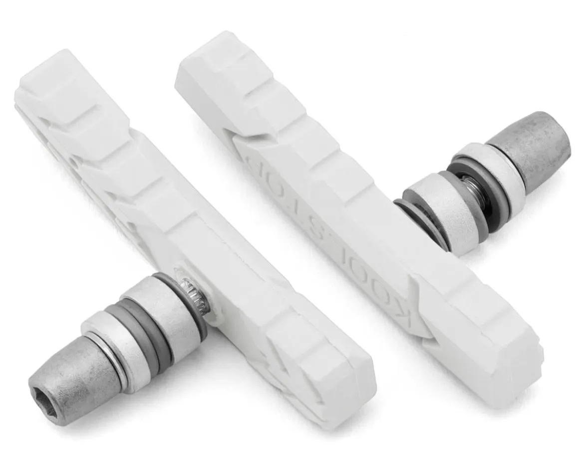 Kool Stop All Terrain Brake Pads (White) (Threaded) (1 Pair)