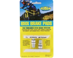 Kool Stop BMX Brake Pads (White) (Threaded) (1 Pair)