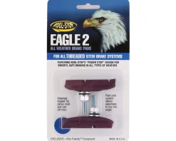 Kool Stop Eagle 2 Brake Pads (Purple) (1 Pair) (Threaded Post)