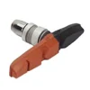 Kool Stop Thinline V-Brake Pads (Black/Red) (1 Pair) (Dual Compound) (Threaded Post)