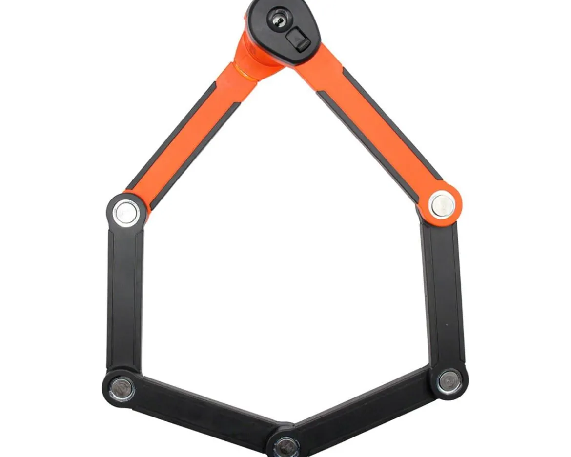 Kryptonite Evolution 790 Folding Lock (Orange/Black) (90cm x 5.4mm)