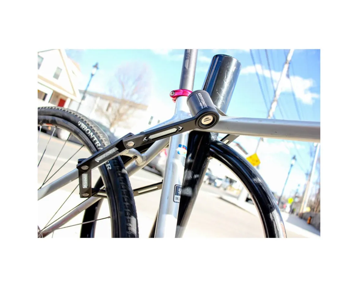 Kryptonite Keeper Mini Folding Lock (Black) (5.75") (w/ Bracket)
