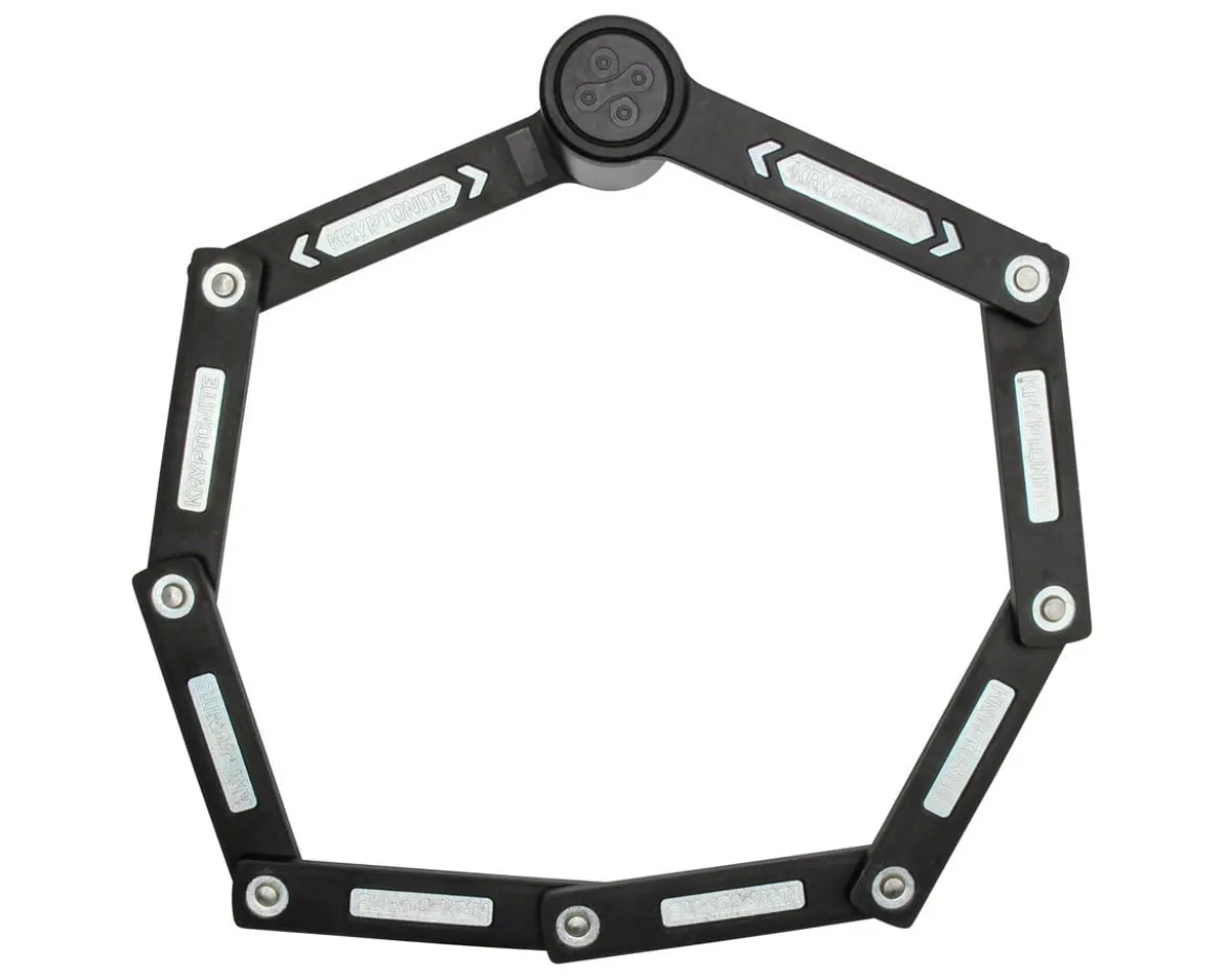 Kryptonite Keeper Mini Folding Lock (Black) (5.75") (w/ Bracket)