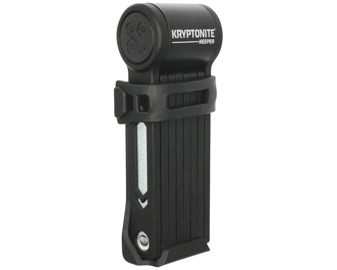 Kryptonite Keeper Mini Folding Lock (Black) (5.75") (w/ Bracket)