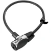 Kryptonite KryptoFlex 1265 Cable Lock w/ Key (Black) (2.12' x 12mm)