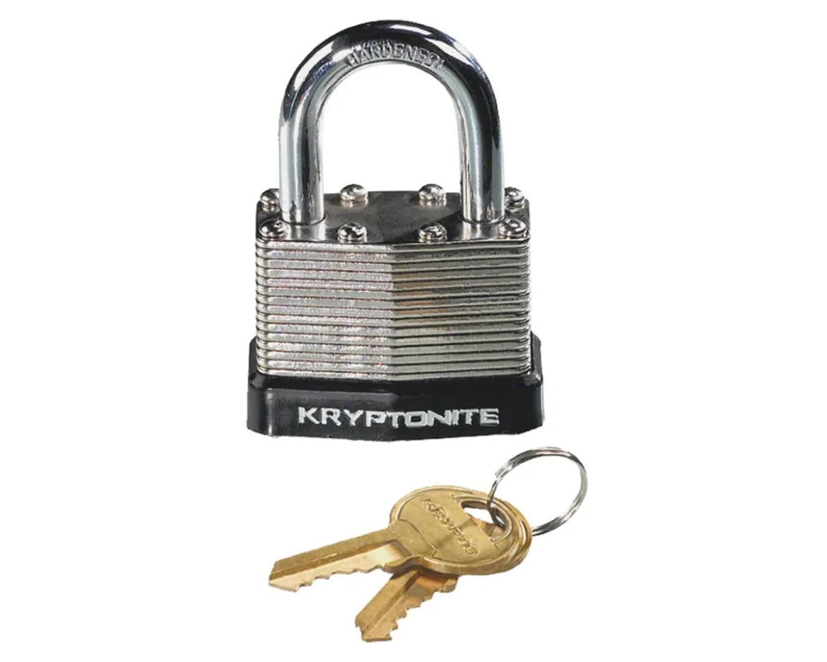 Kryptonite Laminated Steel Padlock w/ Flat Key