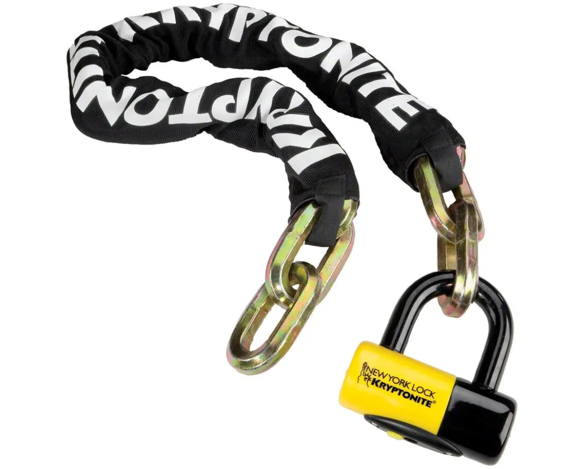 Kryptonite New York Fahgettaboudit Chain 1410 & Disc Lock (100cm/3.25')