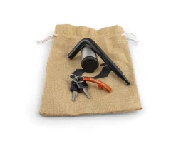Kuat Hitch Lock (Silver/Black) (Version 4) (1899 - Mt. Rainier) (2" Receiver)