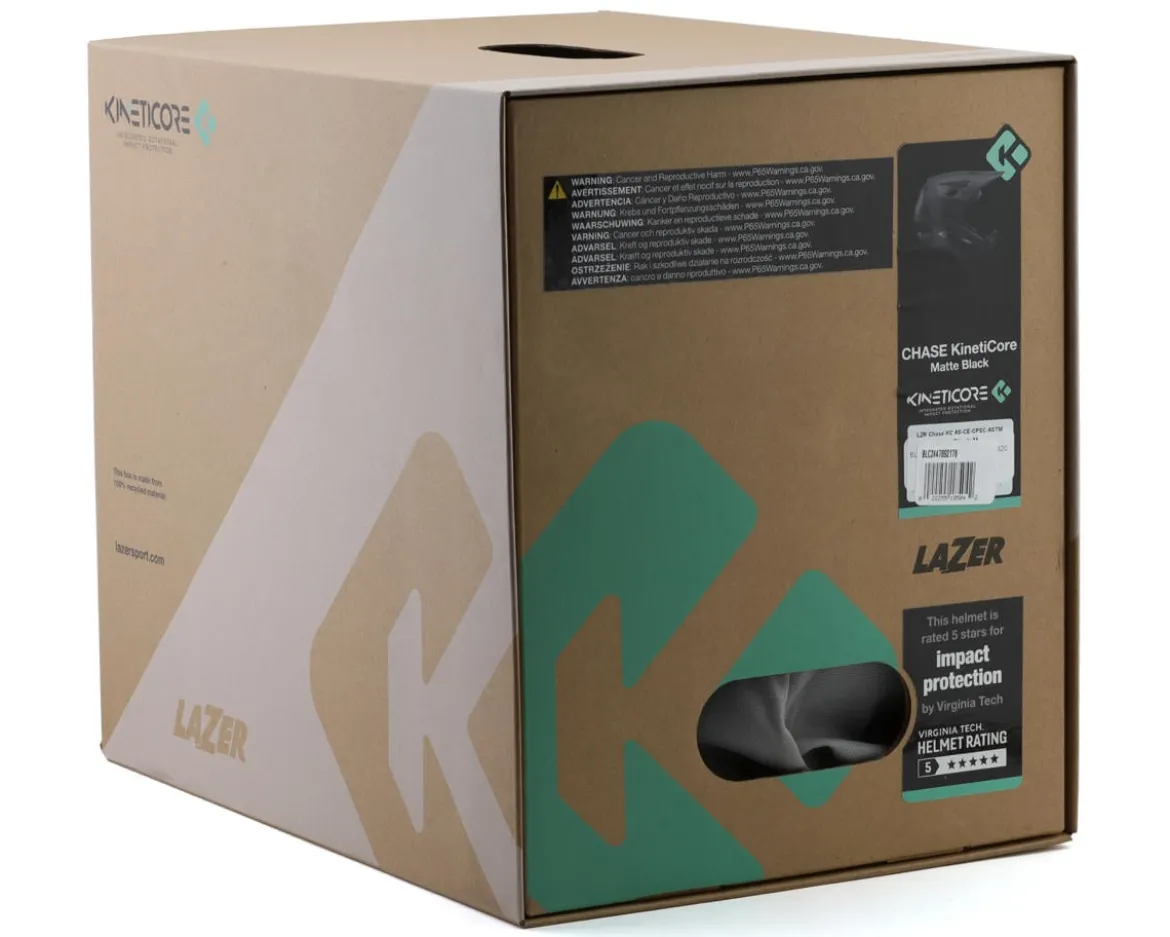 Lazer Chase KinetiCore Full Face Mountain Helmet (Matte Black) (XS)