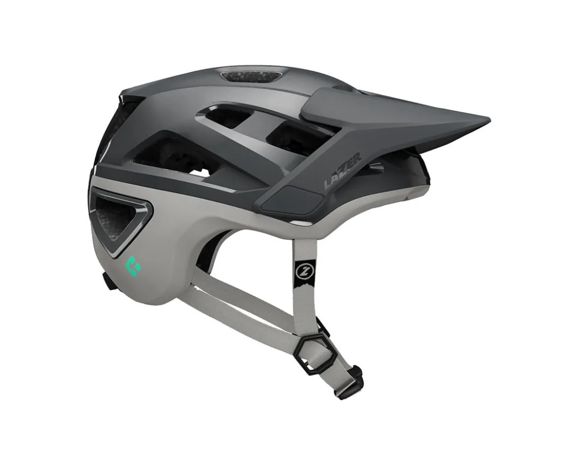 Lazer Jackal KinetiCore Trail Helmet (Gunmetal Grey) (S)