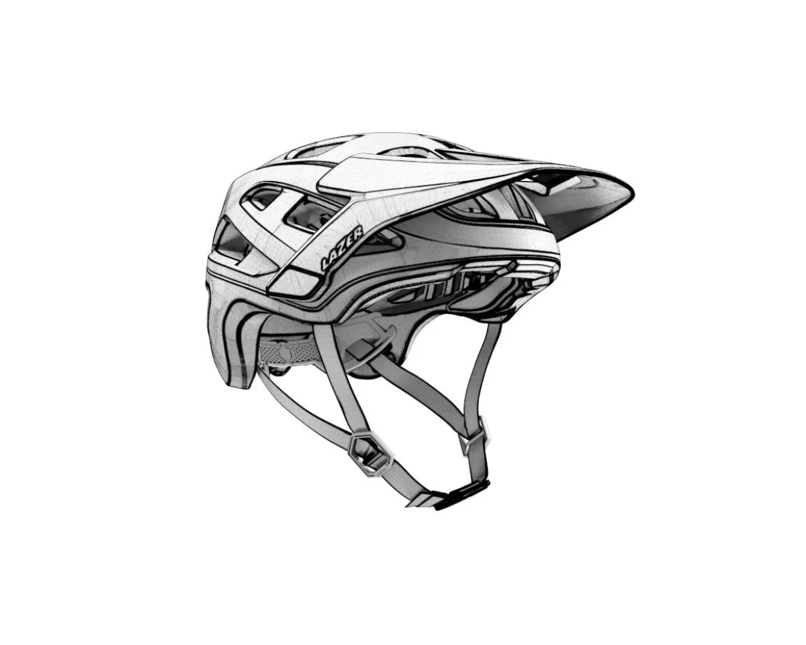 Lazer Jackal KinetiCore Trail Helmet (Gunmetal Grey) (S)