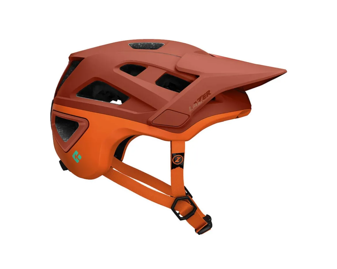 Lazer Jackal KinetiCore Trail Helmet (Matte Rust Orange) (S)