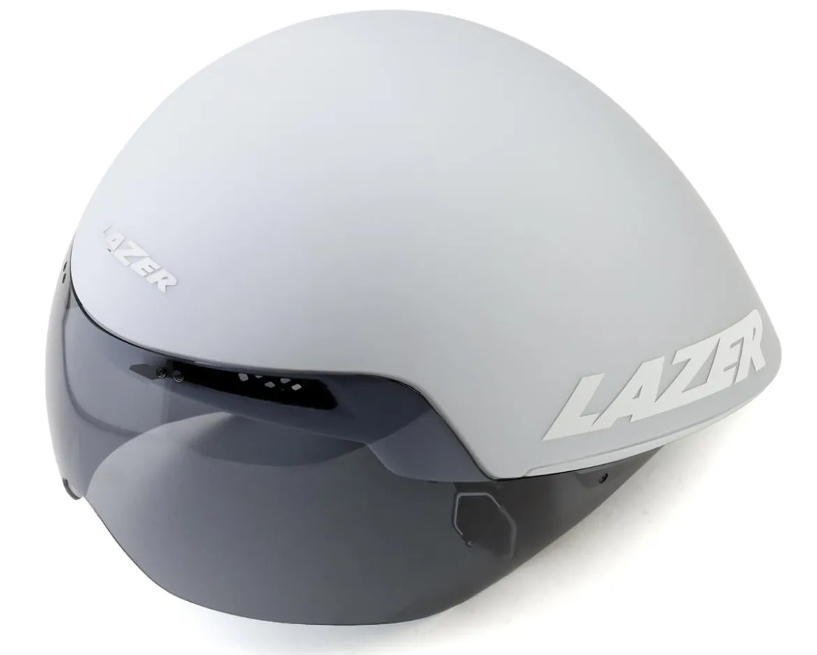 Lazer Volante KinetiCore TT/Tri Helmet (White/Silver) (S)