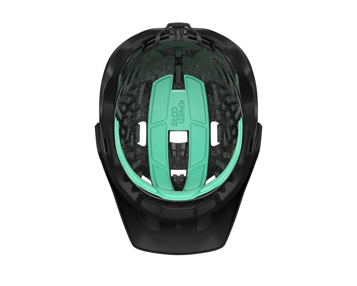 Lazer Jackal KinetiCore Trail Helmet (Full Matte Black) (L)