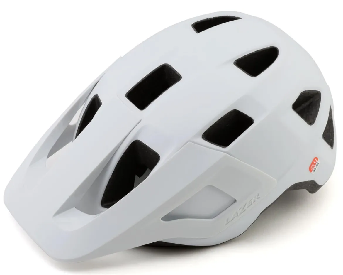 Lazer Lupo KinetiCore Mountain Helmet (Matte White) (Universal Adult)