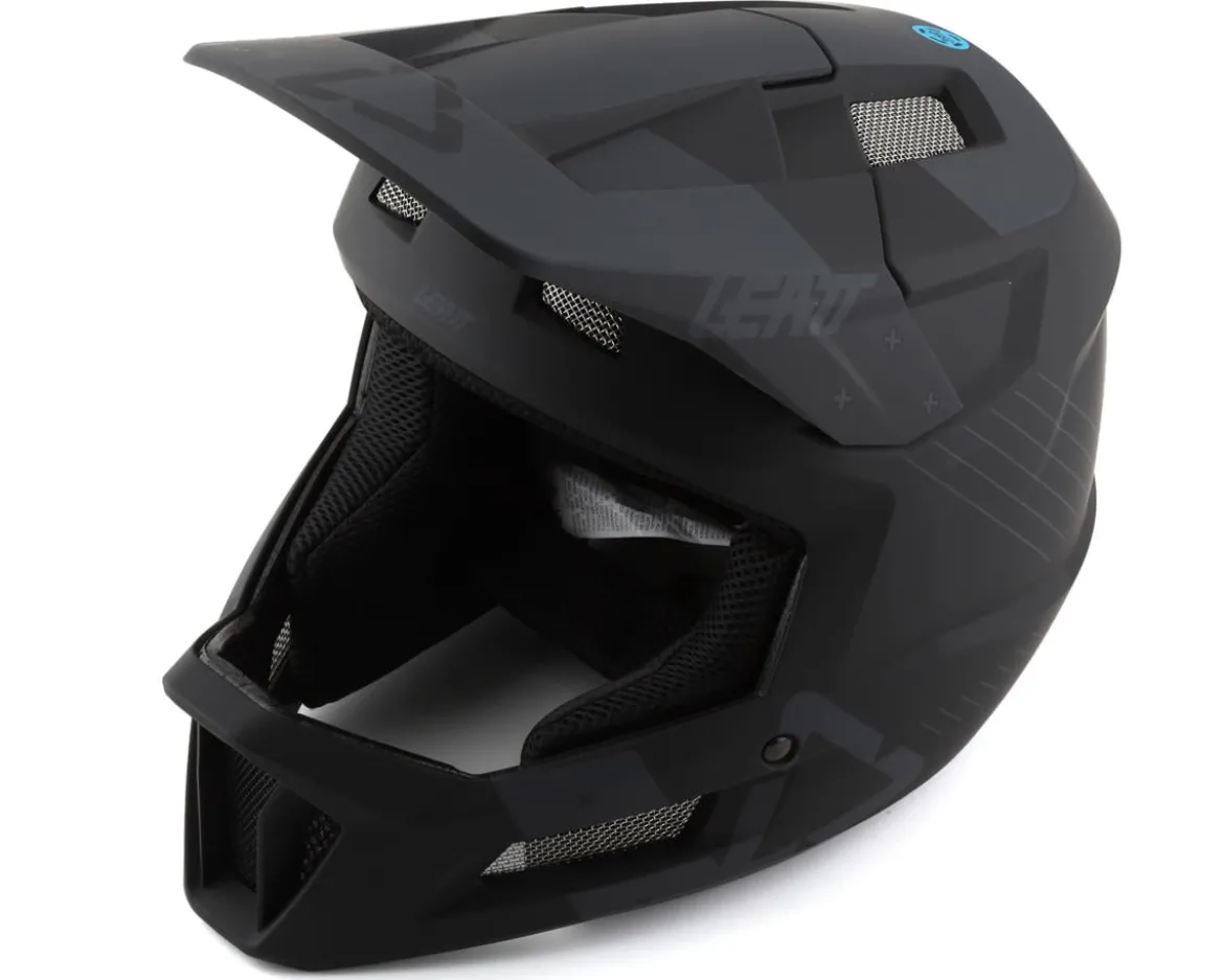 Leatt MTB Gravity 2.0 Men's Full Face Helmet (Stealth) (XL)