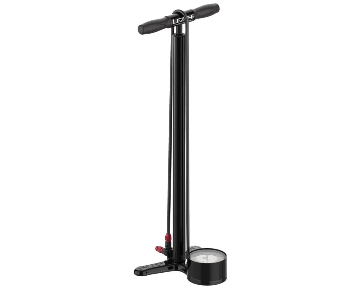 Lezyne Alloy Floor Drive Pump (Satin Black) (ABS-1 Pro Chuck) (Presta/Schrader Valve Compatible)