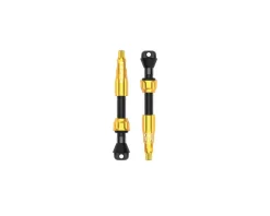 Lezyne CNC Tubeless Ready Presta Valves Pro (Gold) (Pair) (44mm)