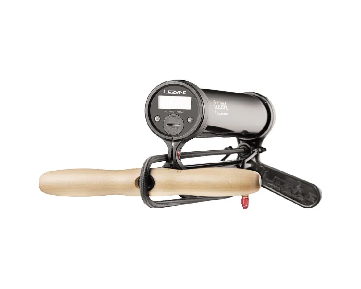 Lezyne Digital Pressure Overdrive Floor Pump (Black)