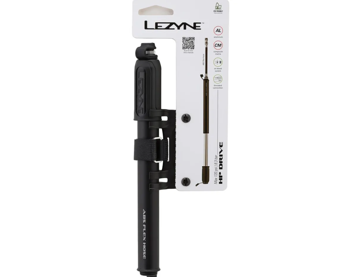 Lezyne HP Drive Pump (Satin Black) (High Pressure) (M)