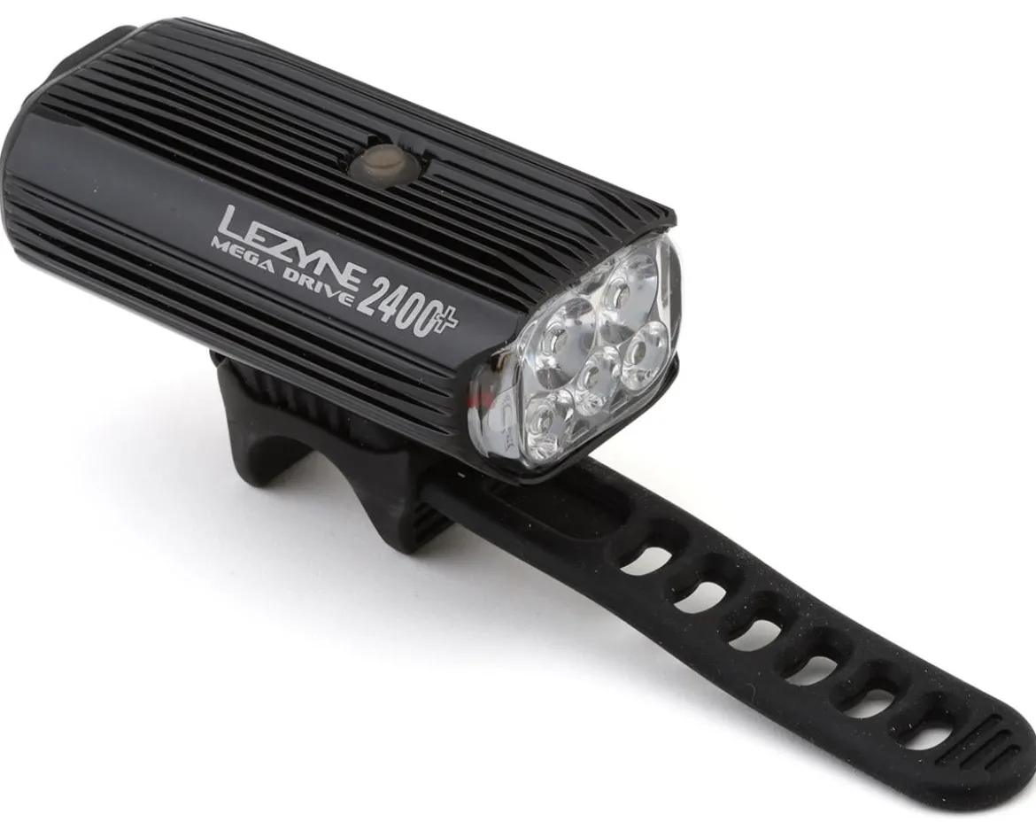 Lezyne Mega Drive 2400+ Front Headlight (Black) (2400 Lumens)