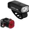 Lezyne Mini Drive 400XL/Femto USB-C Drive Headlight & Tail Light Set (Black) (400/15 Lumens)
