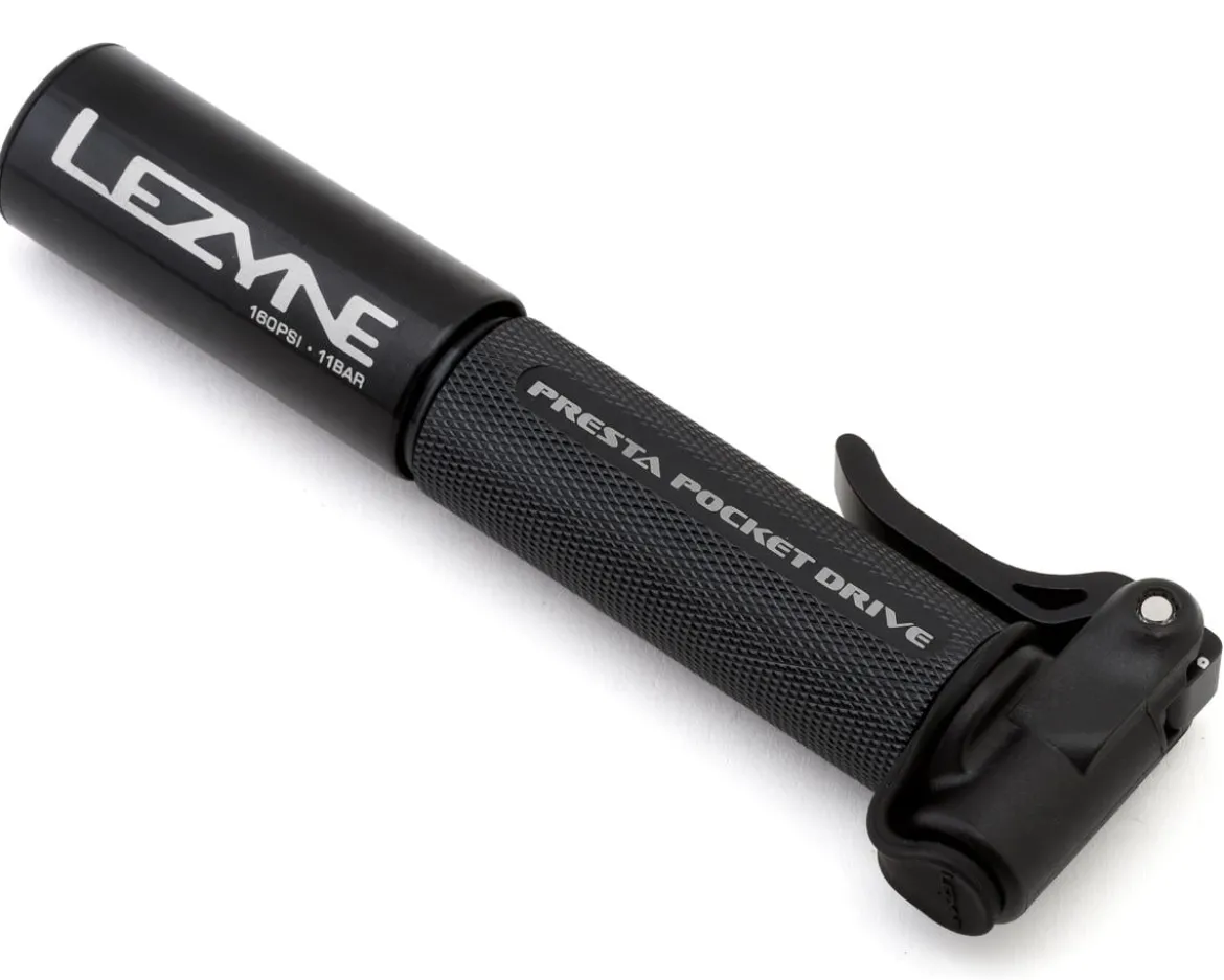 Lezyne Presta Pocket Drive Mini Hand Pump (Black)