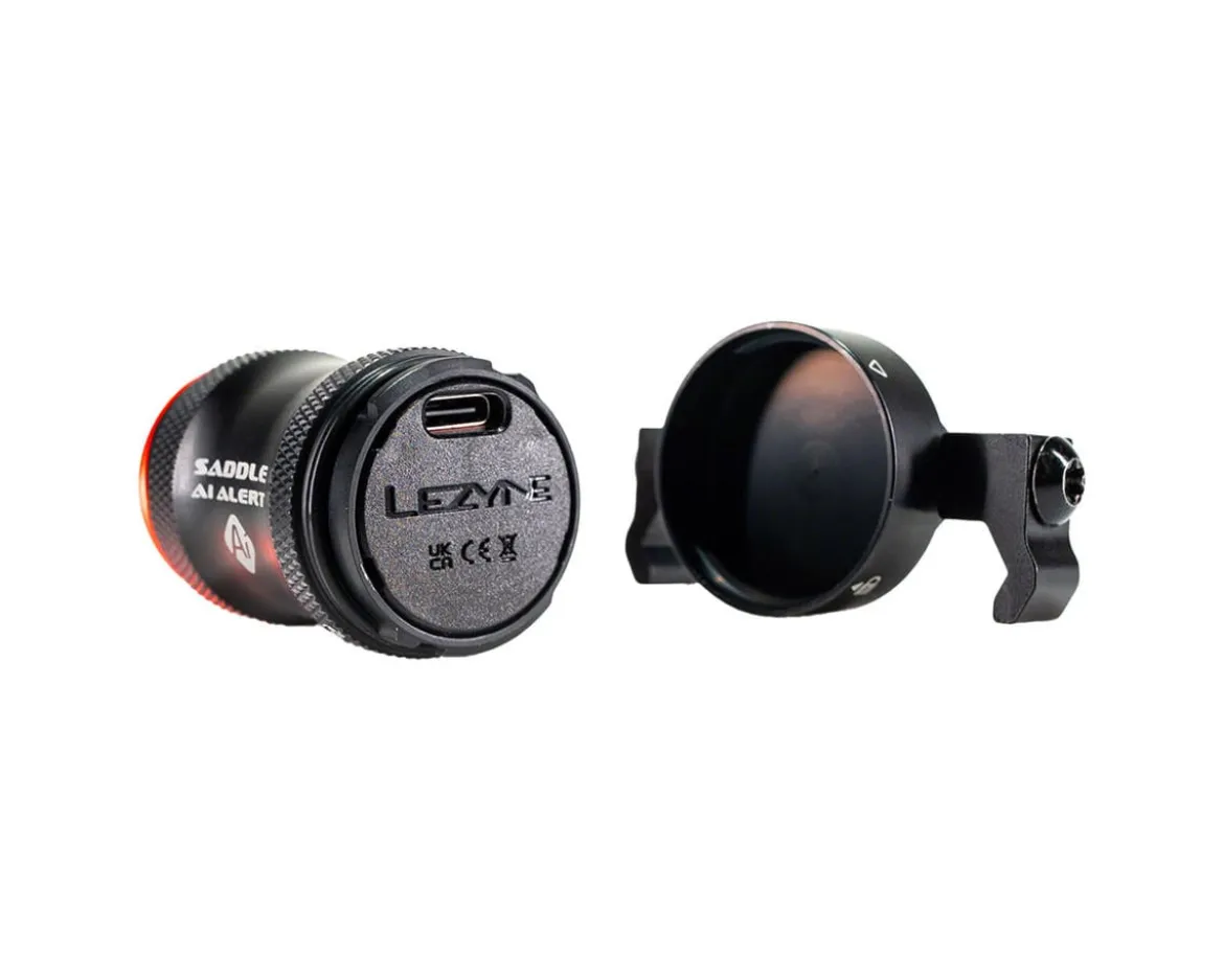Lezyne Saddle Ai Alert 250 Tail Light (Black) (250 Lumens)