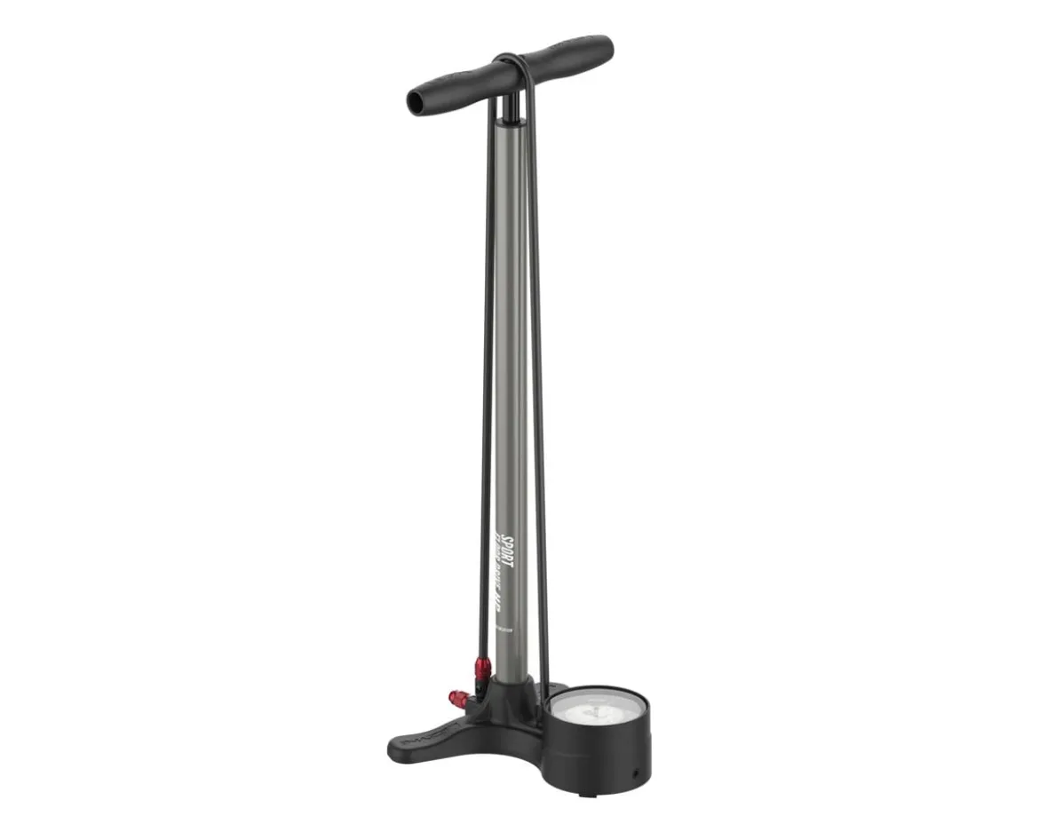 Lezyne Sport Floor Drive 3.5 Pump (Flat Grey)