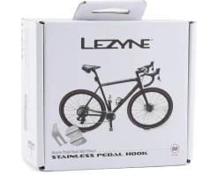 Lezyne Stainless Pedal Hook (Silver) (1 Bike)