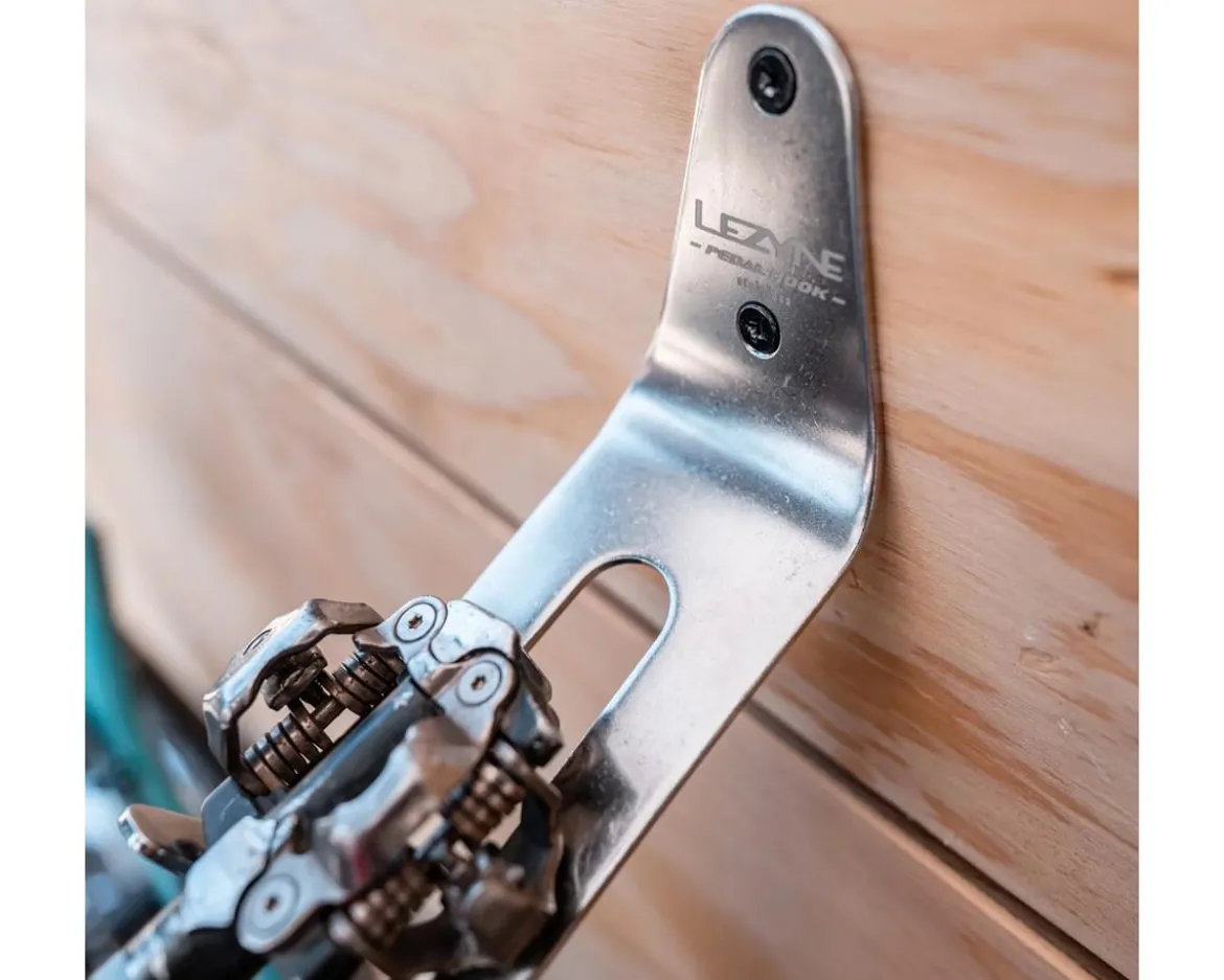 Lezyne Stainless Pedal Hook (Silver) (1 Bike)