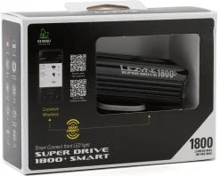 Lezyne Super Drive 1800+ Smart Headlight (Black) (1800 Lumens)