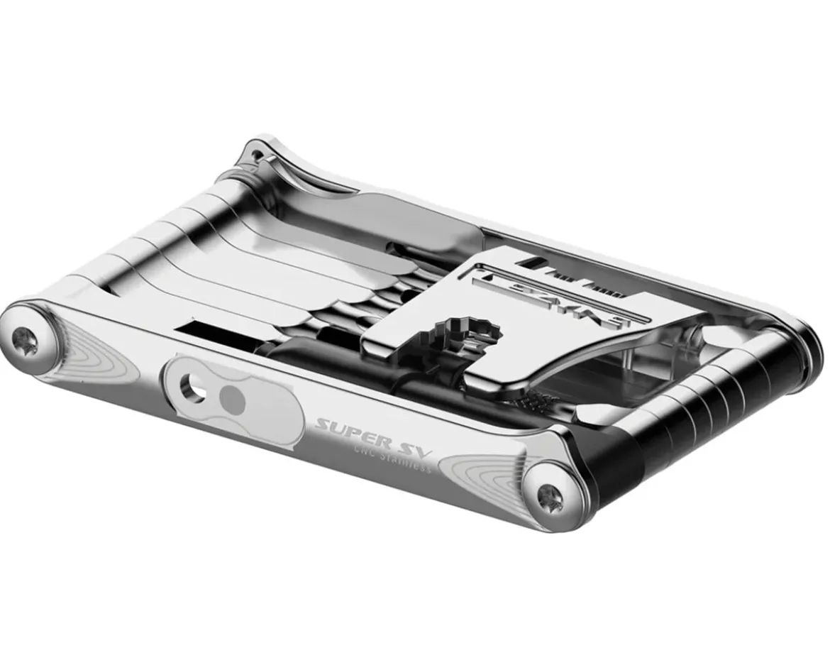 Lezyne Super SV Tubeless Multi-Tool (Silver) (23 Tools)