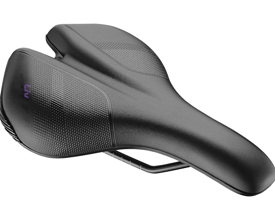 Liv Contact Comfort Upright Saddle (Black) (170mm)