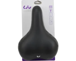 Liv Contact Comfort Women's Saddle (Black) (Chromoly Rails)