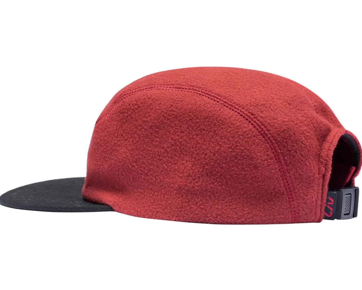 Liv The Marge 5-Panel Fleece Hat (Red Wine) (Universal Women's)