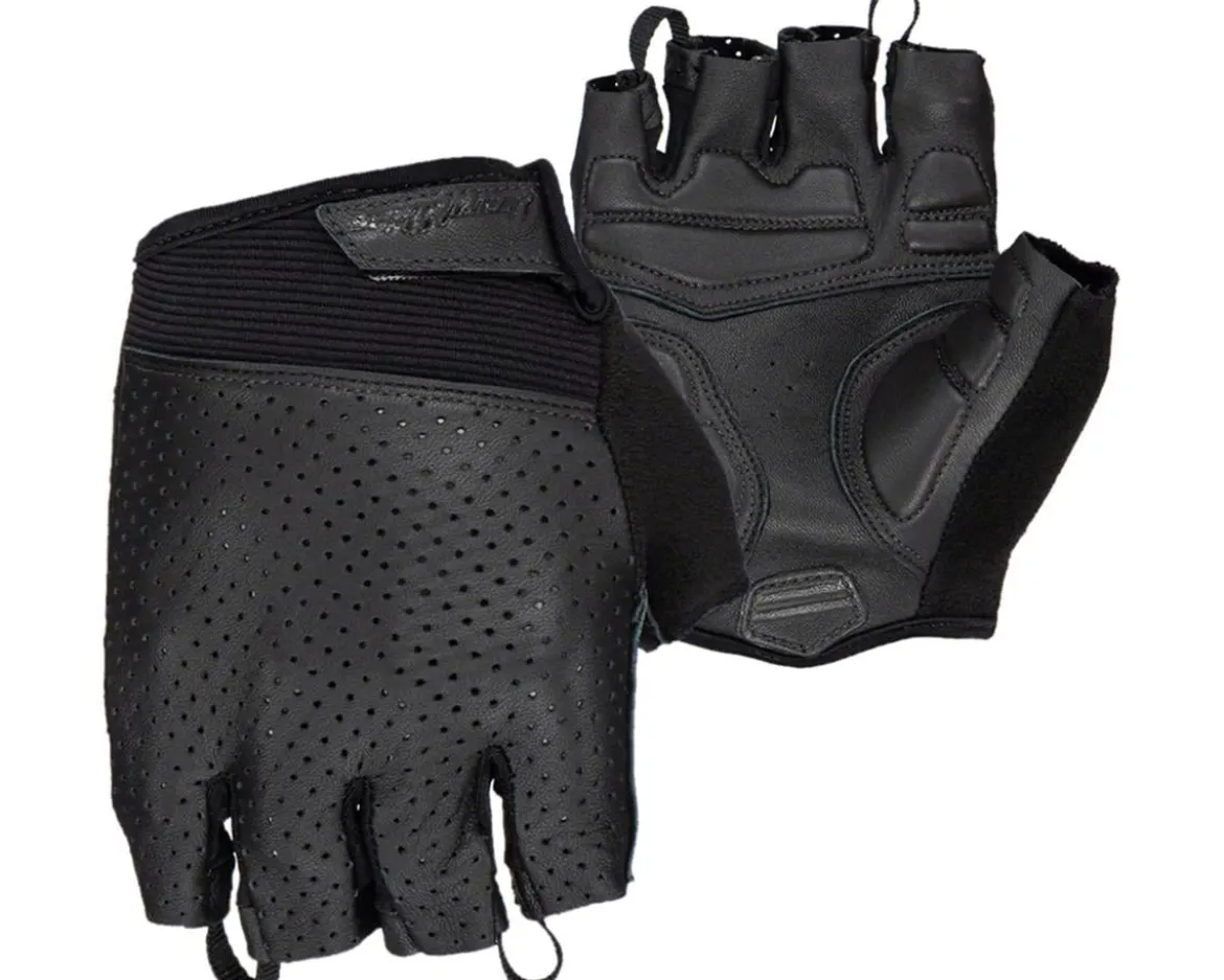 Lizard Skins Aramus Classic Short Finger Gloves (Jet Black) (S)