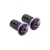 Lizard Skins Handlebar Plugs (Purple) (Pair)