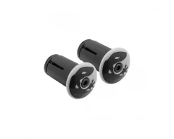 Lizard Skins Handlebar Plugs (Grey) (Pair)