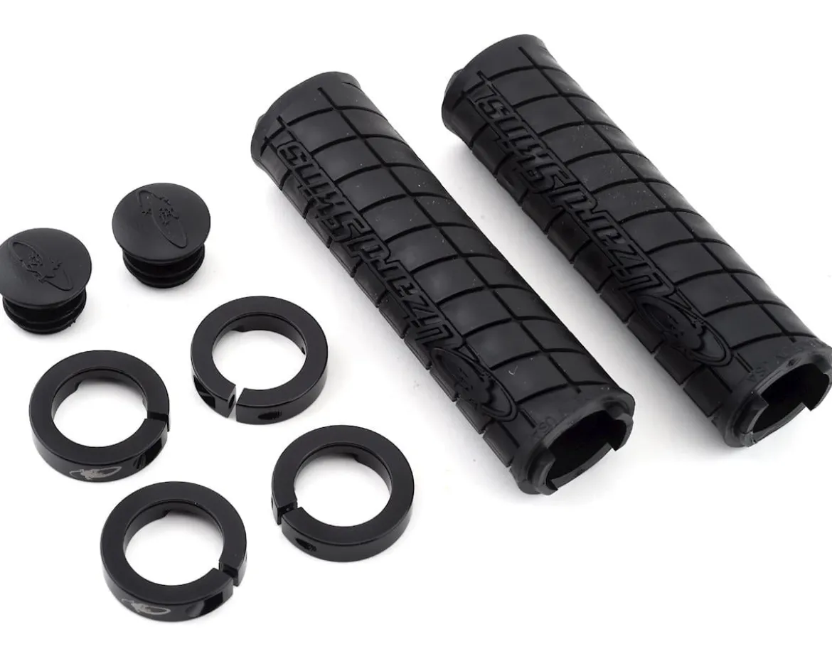 Lizard Skins Lock-On Logo Grips (Black)