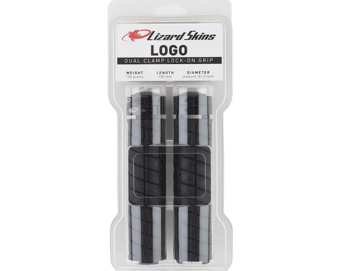 Lizard Skins Lock-On Logo Grips (Black)