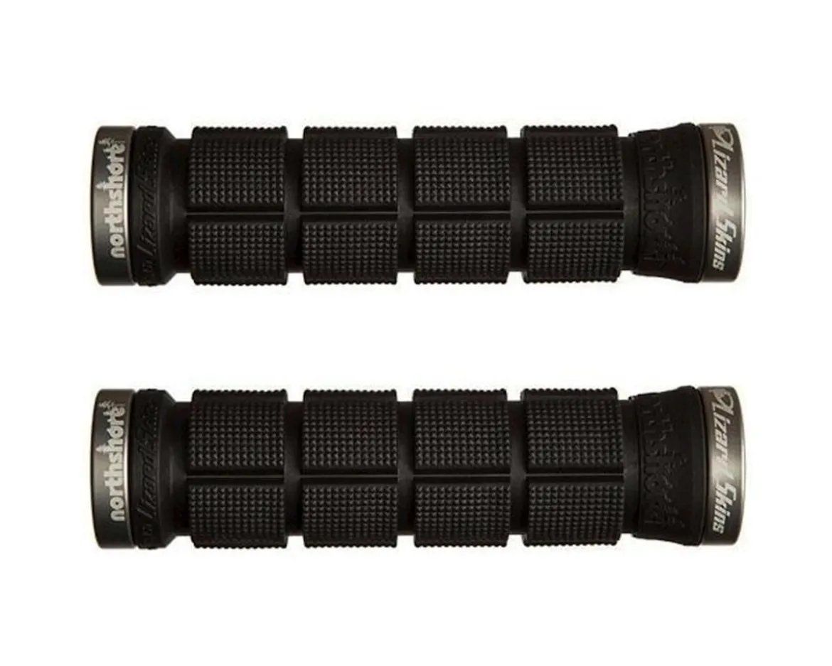 Lizard Skins Northshore Lock-On Grips (Black/Grey)