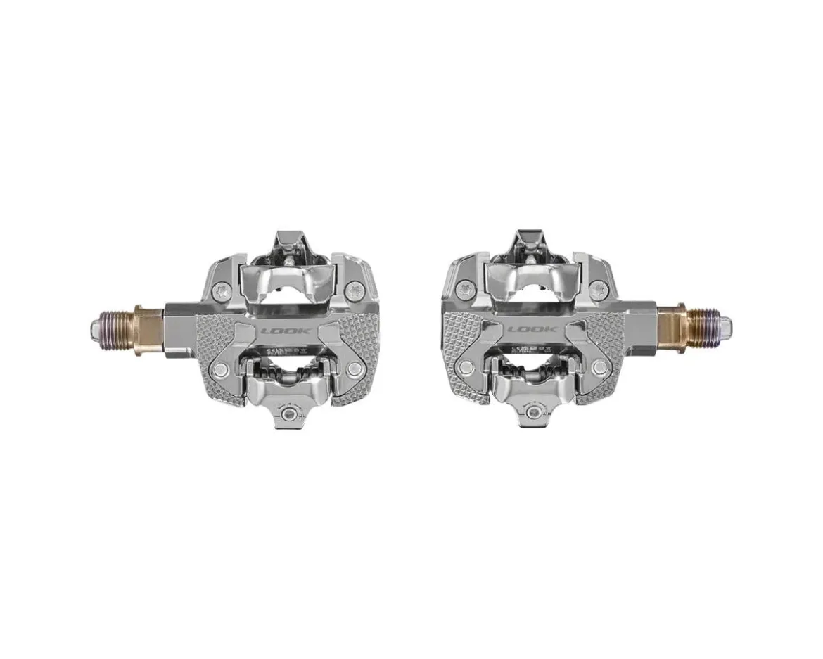 Look X-TRACK Power Dual Pedals (Silver) (Dual Side Power)