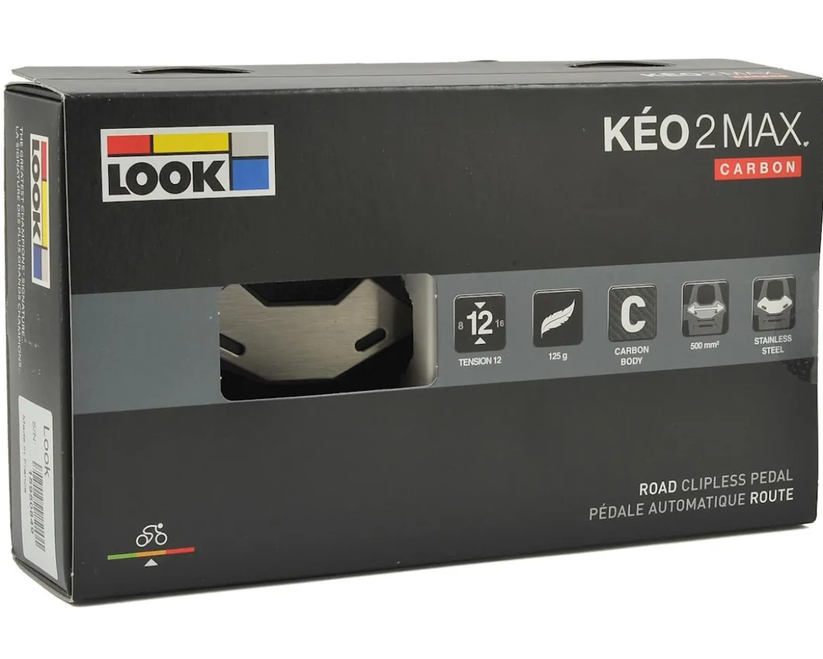 Look Keo 2 Max Carbon Pedals (Black)