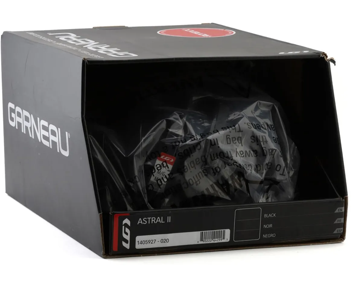 Louis Garneau Astral II Helmet (Black) (M/L)