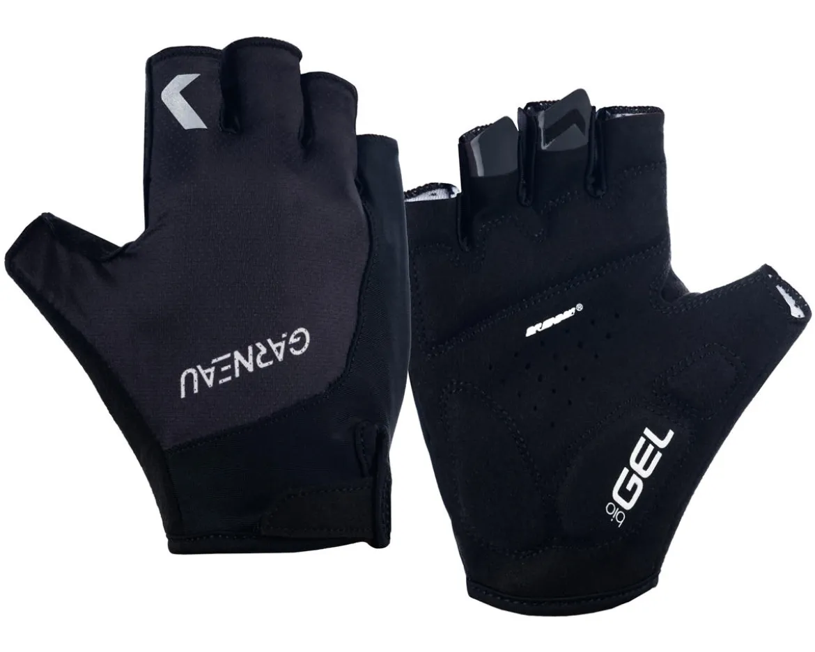 Louis Garneau Men's Biogel Air Gloves (Black/Medium Grey) (S)