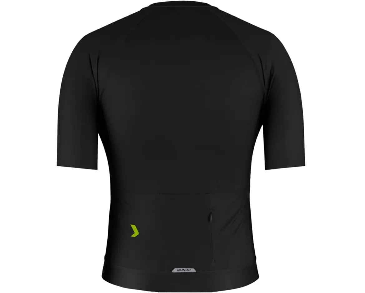 Louis Garneau Speed Evo Short Sleeve Jersey (Black/Lime) (S)