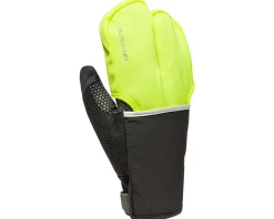Louis Garneau Super Prestige 3 Gloves (Black/Yellow) (S) (w/ Finger Covers)
