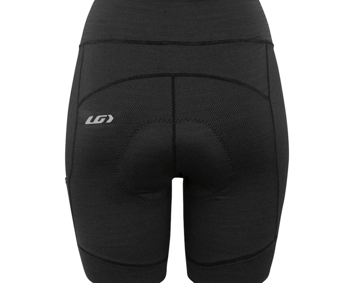 Louis Garneau Women's Fit Sensor Texture 7.5 Shorts (Black) (S)