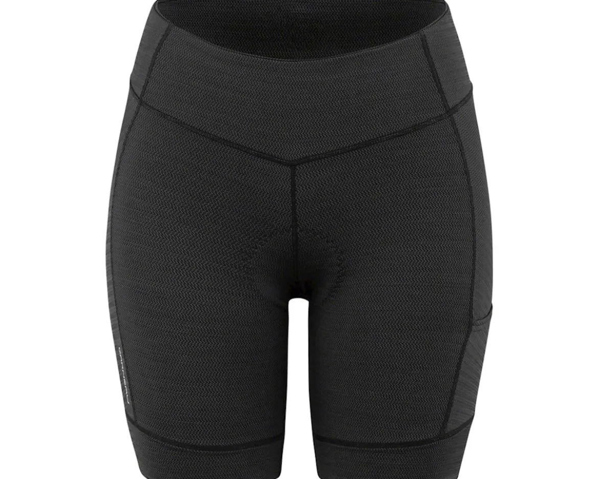 Louis Garneau Women's Fit Sensor Texture 7.5 Shorts (Black) (S)